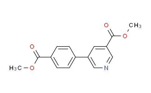 CAS No. 1820608-77-2, methyl 5-[4-(methoxycarbonyl)phenyl]pyridine-3-carboxylate