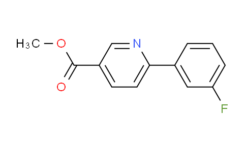 CAS No. 1820609-01-5, methyl 6-(3-fluorophenyl)pyridine-3-carboxylate