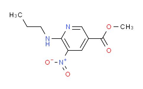 CAS No. 1820613-80-6, Methyl 5-nitro-6-(propylamino)pyridine-3-carboxylate