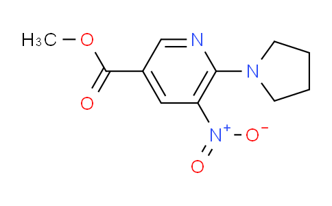 CAS No. 1820639-75-5, Methyl 5-nitro-6-(pyrrolidin-1-yl)pyridine-3-carboxylate