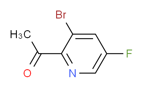 CAS No. 1820641-72-2, 1-(3-Bromo-5-fluoropyridin-2-yl)ethanone