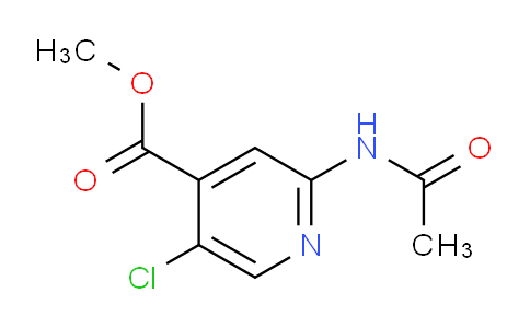 CAS No. 1820648-39-2, methyl 5-chloro-2-acetamidopyridine-4-carboxylate