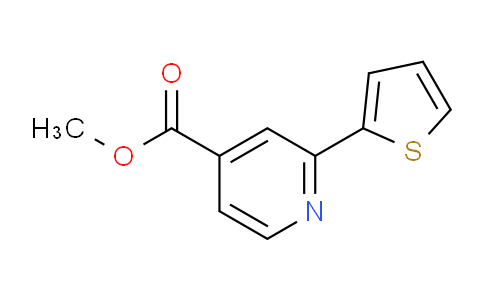 CAS No. 1820649-66-8, methyl 2-(thiophen-2-yl)pyridine-4-carboxylate