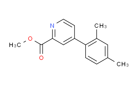 CAS No. 1820649-68-0, methyl 4-(2,4-dimethylphenyl)pyridine-2-carboxylate