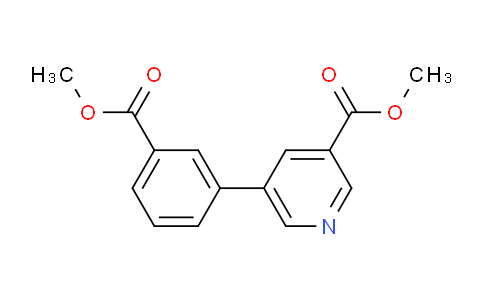 CAS No. 1820665-97-1, methyl 5-[3-(methoxycarbonyl)phenyl]pyridine-3-carboxylate