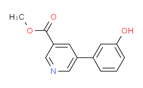 CAS No. 1820707-26-3, methyl 5-(3-hydroxyphenyl)pyridine-3-carboxylate