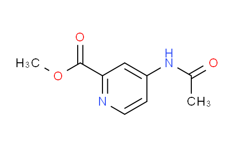 CAS No. 1820716-80-0, methyl 4-acetamidopyridine-2-carboxylate