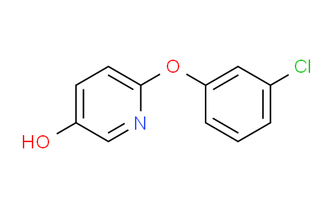 CAS No. 1822672-88-7, 6-(3-Chlorophenoxy)pyridin-3-ol