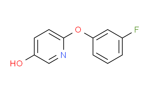 CAS No. 1824631-19-7, 6-(3-Fluorophenoxy)pyridin-3-ol