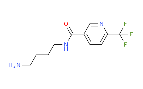CAS No. 1840178-20-2, N-(4-Aminobutyl)-6-(trifluoromethyl)pyridine-3-carboxamide