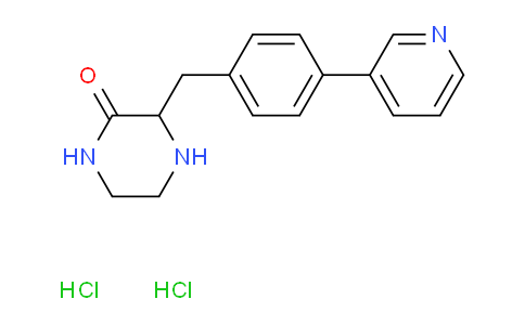 CAS No. 1858240-09-1, 3-(4-Pyridin-3-ylbenzyl)piperazin-2-one dihydrochloride