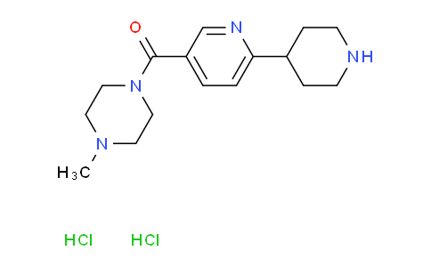 CAS No. 1858256-82-2, 1-Methyl-4-[(6-piperidin-4-ylpyridin-3-yl)carbonyl]piperazine dihydrochloride