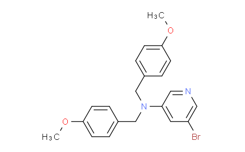 CAS No. 1864768-57-9, 5-Bromo-n,n-bis(4-methoxybenzyl)pyridin-3-amine