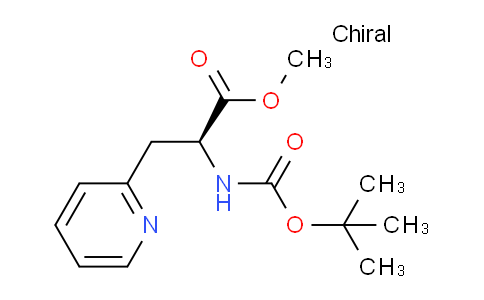 CAS No. 187035-35-4, methyl (2S)-2-{[(tert-butoxy)carbonyl]amino}-3-(pyridin-2-yl)propanoate