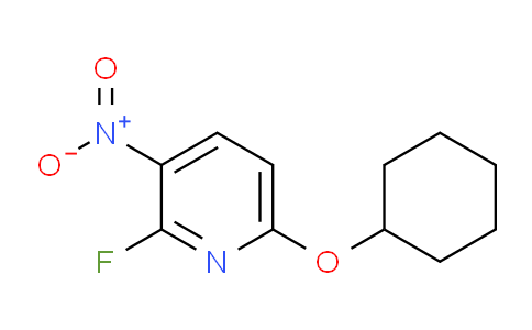 CAS No. 1881288-06-7, 6-(cyclohexyloxy)-2-fluoro-3-nitropyridine