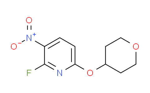 CAS No. 1881288-11-4, 2-fluoro-3-nitro-6-(oxan-4-yloxy)pyridine