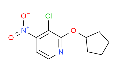 CAS No. 1881288-97-6, 3-chloro-2-(cyclopentyloxy)-4-nitropyridine