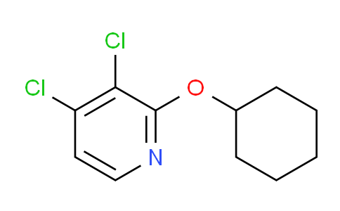 CAS No. 1881289-29-7, 3,4-dichloro-2-(cyclohexyloxy)pyridine