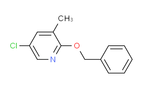 CAS No. 1881290-26-1, 2-(benzyloxy)-5-chloro-3-methylpyridine