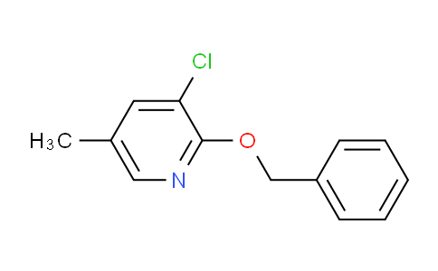 CAS No. 1881290-61-4, 2-(benzyloxy)-3-chloro-5-methylpyridine