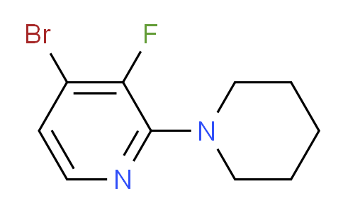 CAS No. 1881290-64-7, 4-bromo-3-fluoro-2-(piperidin-1-yl)pyridine
