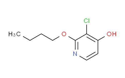CAS No. 1881290-74-9, 2-butoxy-3-chloropyridin-4-ol