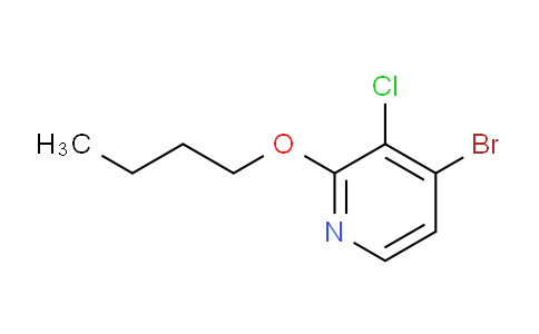 CAS No. 1881290-75-0, 4-bromo-2-butoxy-3-chloropyridine