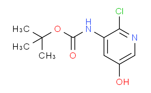 CAS No. 1881291-80-0, tert-butyl N-(2-chloro-5-hydroxypyridin-3-yl)carbamate