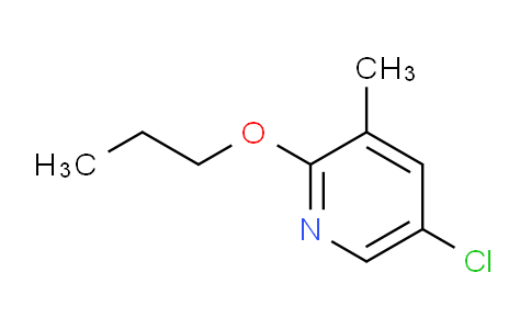 CAS No. 1881292-57-4, 5-chloro-3-methyl-2-propoxypyridine