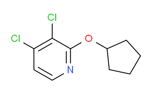 CAS No. 1881292-64-3, 3,4-dichloro-2-(cyclopentyloxy)pyridine
