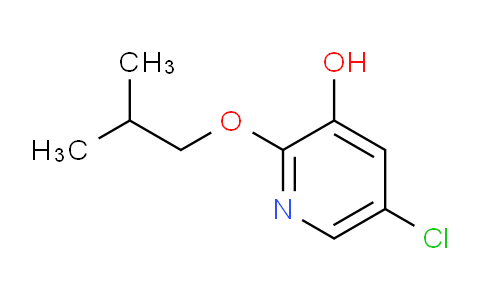 CAS No. 1881293-67-9, 5-chloro-2-(2-methylpropoxy)pyridin-3-ol