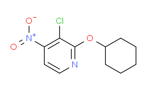 CAS No. 1881296-14-5, 3-chloro-2-(cyclohexyloxy)-4-nitropyridine