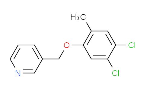 CAS No. 1881296-16-7, 3-(4,5-dichloro-2-methylphenoxymethyl)pyridine