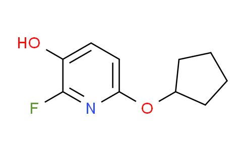 CAS No. 1881296-17-8, 6-(cyclopentyloxy)-2-fluoropyridin-3-ol