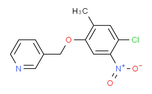 CAS No. 1881320-50-8, 3-(4-chloro-2-methyl-5-nitrophenoxymethyl)pyridine