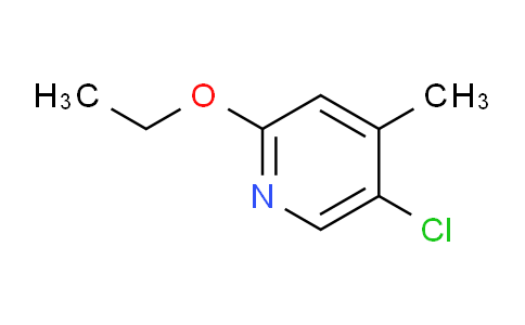 CAS No. 1881321-00-1, 5-chloro-2-ethoxy-4-methylpyridine