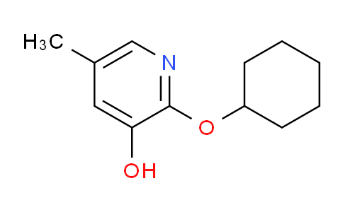 CAS No. 1881321-02-3, 2-(cyclohexyloxy)-5-methylpyridin-3-ol