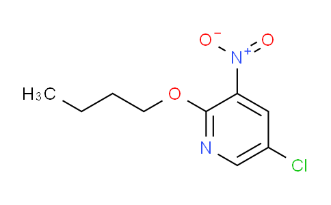 CAS No. 1881321-25-0, 2-butoxy-5-chloro-3-nitropyridine