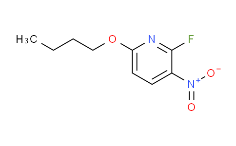 CAS No. 1881321-28-3, 6-butoxy-2-fluoro-3-nitropyridine