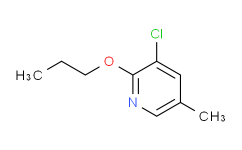 CAS No. 1881321-29-4, 3-chloro-5-methyl-2-propoxypyridine