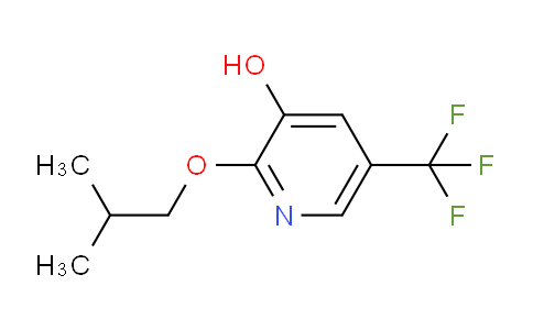 CAS No. 1881321-32-9, 2-(2-methylpropoxy)-5-(trifluoromethyl)pyridin-3-ol