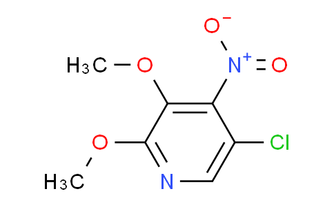 CAS No. 1881321-61-4, 5-chloro-2,3-dimethoxy-4-nitropyridine