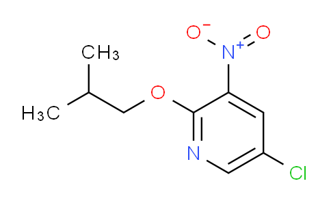 CAS No. 1881321-72-7, 5-chloro-2-(2-methylpropoxy)-3-nitropyridine
