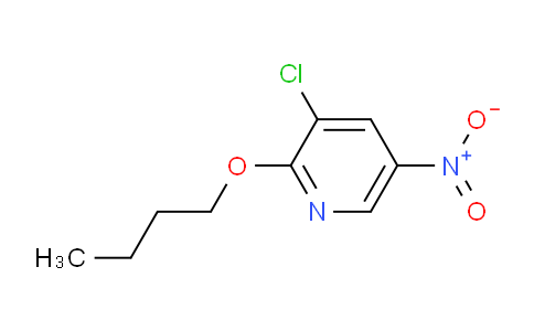 CAS No. 1881322-04-8, 2-butoxy-3-chloro-5-nitropyridine