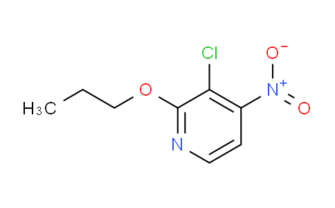 CAS No. 1881328-90-0, 3-chloro-4-nitro-2-propoxypyridine