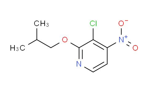CAS No. 1881329-36-7, 3-chloro-2-(2-methylpropoxy)-4-nitropyridine