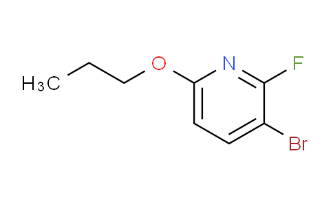 CAS No. 1881329-51-6, 3-bromo-2-fluoro-6-propoxypyridine