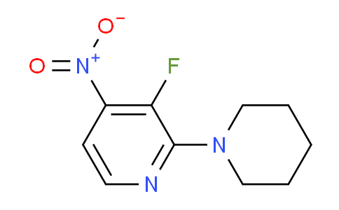 CAS No. 1881330-20-6, 3-fluoro-4-nitro-2-(piperidin-1-yl)pyridine