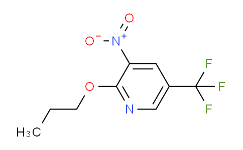 CAS No. 1881330-24-0, 3-nitro-2-propoxy-5-(trifluoromethyl)pyridine