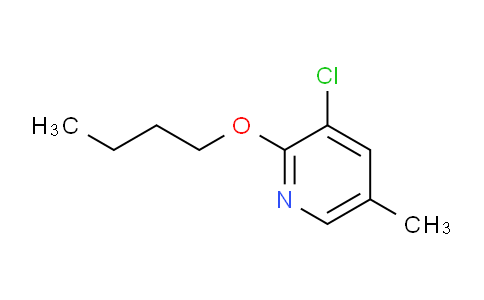 CAS No. 1881331-15-2, 2-butoxy-3-chloro-5-methylpyridine